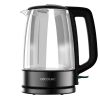 Imagen 2 Hervidor de agua eléctrico de 1,7 L y 2200 W con cuerpo de vidrio de borosilicato. Resistente, libre de BPA y con iluminación LED interior para fácil control.