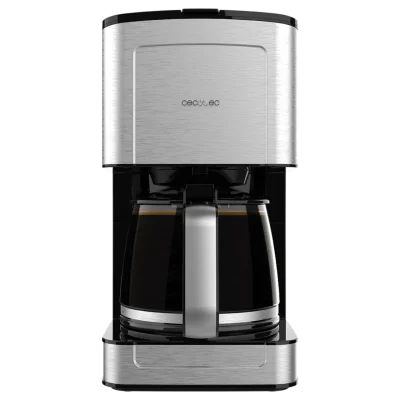 Cafetera de goteo Cecotec Coffee 56 Heat en acero inoxidable con jarra de vidrio y depósito de 1.5 litros