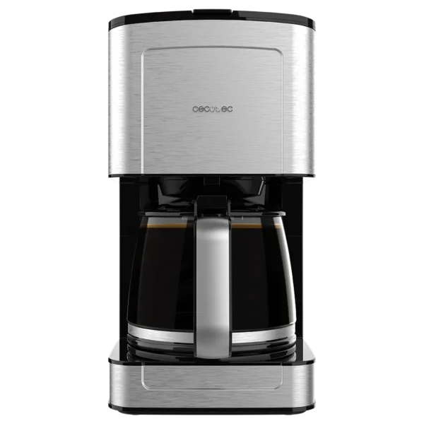 Cafetera de goteo Cecotec Coffee 56 Heat en acero inoxidable con jarra de vidrio y depósito de 1.5 litros