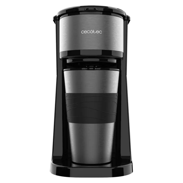 Cafetera de goteo Cecotec Coffee 66 Drop & Go con termo portátil de acero inoxidable y diseño compacto