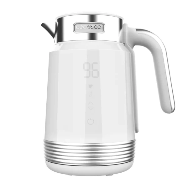 Imagen 2 Hervidor de agua eléctrico de 1,7 litros con control táctil y selección de temperatura. Diseño libre de BPA, 2200 W de potencia y base giratoria 360 grados.