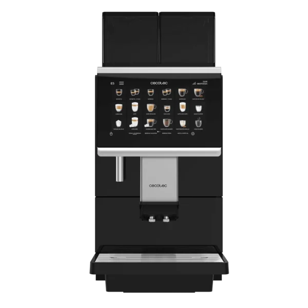 Imagen 2 Cafetera superautomática Cremmaet Lounge de Cecotec con 19 bares y sistema Thermoblock. Disfruta de cafés recién molidos con un diseño compacto y elegante.