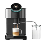 Cafetera superautomática Cecotec Cremmaet Spin con panel táctil y acabados en color negro