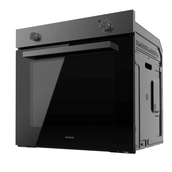 Imagen 4 Horno integrable Cecotec Bolero Hexa C126000 Dark Inox A con 77 litros de capacidad, 4 funciones de cocción, 2800 W de potencia y eficiencia energética clase A.