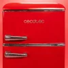 Imagen 8 Mini frigorífico retro de dos puertas Bolero CoolMarket 2D Origin 86 Red E con 86L de capacidad, eficiencia energética clase E, luz LED y tirador cromado.