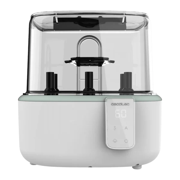 Imagen 2 Esterilizador digital Cecotec para hasta 6 biberones. Ciclo rápido de 8 minutos con soporte para tetinas. Higiene máxima y seguridad total para tu bebé.