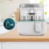 Imagen 4 Esterilizador digital Cecotec para hasta 6 biberones. Ciclo rápido de 8 minutos con soporte para tetinas. Higiene máxima y seguridad total para tu bebé.