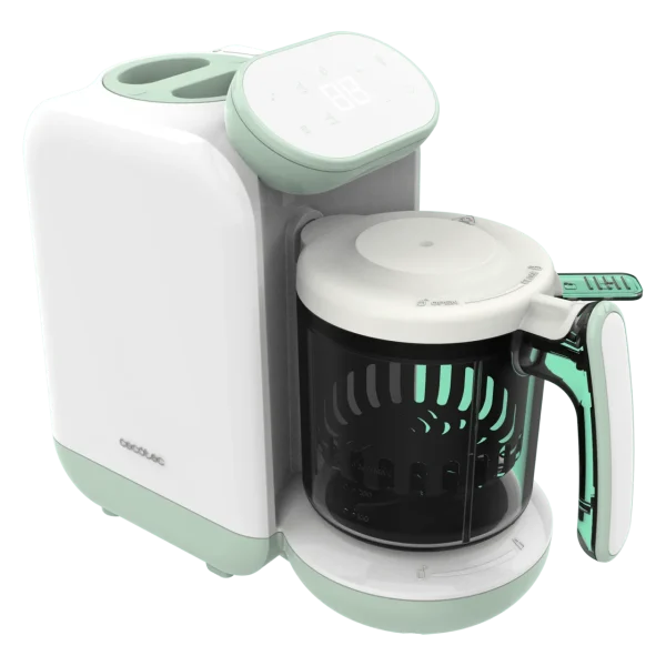 Imagen 3 Prepara comidas saludables para tu bebé con Nana BabyCare. El procesador de alimentos de Cecotec que cocina al vapor y tritura frutas, verduras y carnes fácilmente.