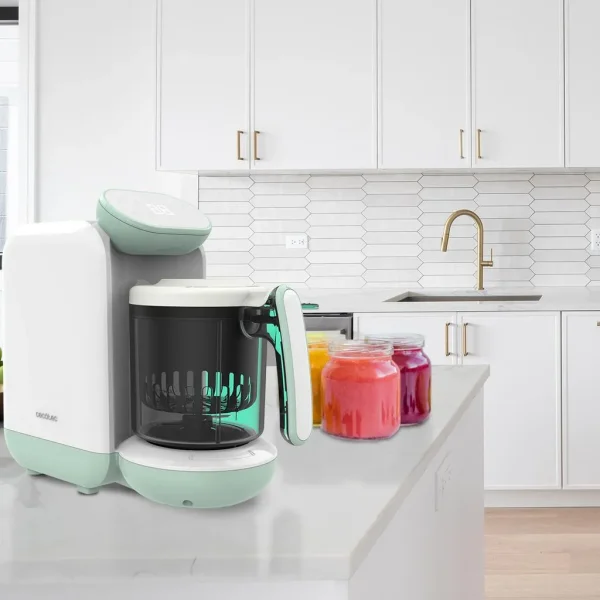 Imagen 7 Prepara comidas saludables para tu bebé con Nana BabyCare. El procesador de alimentos de Cecotec que cocina al vapor y tritura frutas, verduras y carnes fácilmente.