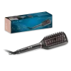 Vista frontal del cepillo alisador cerámico Bamba InstantCare SquareBrush de Cecotec con temperatura regulable