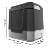 Imagen 3 Nevera portátil Bolero TravelCooling 33L D de Cecotec. Enfría y calienta (8-65ºC), compatible con 12V y 220V. Ideal para coches y caravanas con aislamiento PU.