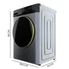 Imagen 3 Lavadora frontal CECOTEC Bolero DressCode 8610 Inverter Ice Blue de 8 Kg, eficiencia clase A y 1400 RPM. Incluye 15 programas y motor Inverter Plus.