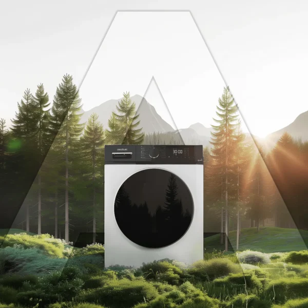 Imagen 6 Lavadora CECOTEC Bolero DressCode 9610 Inverter A blanca. 9 Kg de capacidad, 1400 RPM y clase energética A. Incluye motor Inverter Plus y tecnología Steam Max.