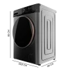 Imagen 3 Lavadora de carga frontal Cecotec Bolero DressCode 9610 Inverter Steel A. Capacidad de 9 kg, 1400 RPM, motor Inverter Plus y 15 programas de lavado.