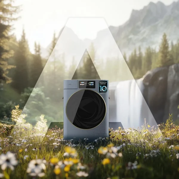 Imagen 7 Lavadora Cecotec Bolero DressCode 10950 Autodose Inverter 3D Ice Blue A. Capacidad de 10 kg, 1400 rpm, clase A, Autodosis y pantalla Core Matrix de 9,2".