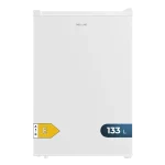 Mini frigorífico Cecotec Bolero CoolMarket TT 133 L White de color blanco con estantes de cristal y cajón para verduras