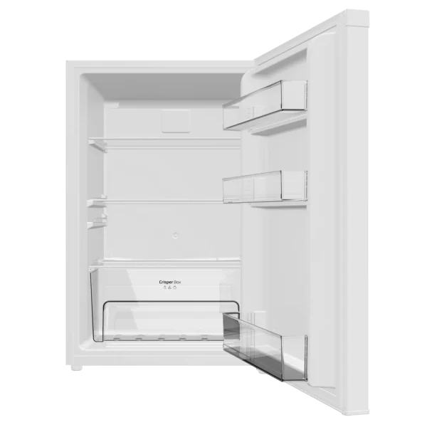 Imagen 3 Mini frigorífico Bolero CoolMarket TT 133 L White de Cecotec. Capacidad de 133L, eficiencia energética clase E, Crisper Box y control de temperatura ajustable.