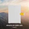 Imagen 8 Mini frigorífico Bolero CoolMarket TT 133 L White de Cecotec. Capacidad de 133L, eficiencia energética clase E, Crisper Box y control de temperatura ajustable.