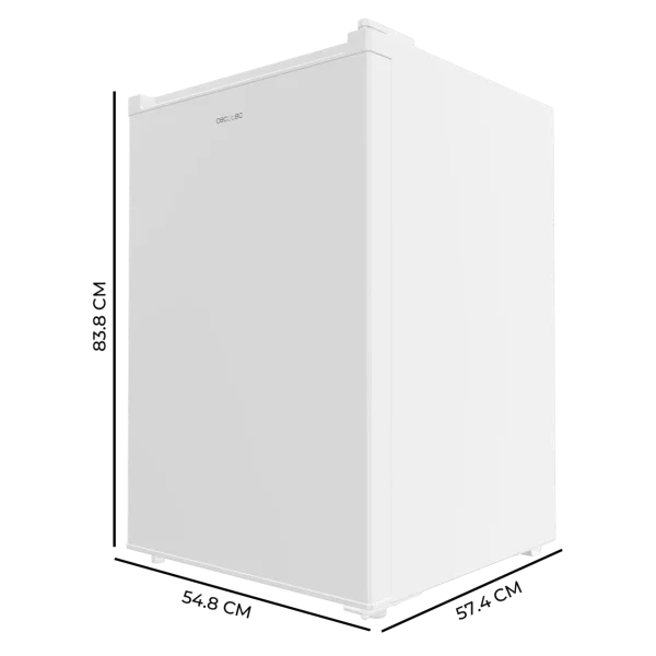 Imagen 3 Congelador vertical Bolero CoolMarket TF 97 White con 97L de capacidad y clase energética E. Diseño compacto de sobremesa ideal para optimizar el espacio en casa.