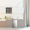 Imagen 7 Congelador vertical Bolero CoolMarket TF 97 Inox de 97 litros de capacidad, clasificación energética E y acabado en acero inoxidable. Diseño compacto de 83,5 cm.