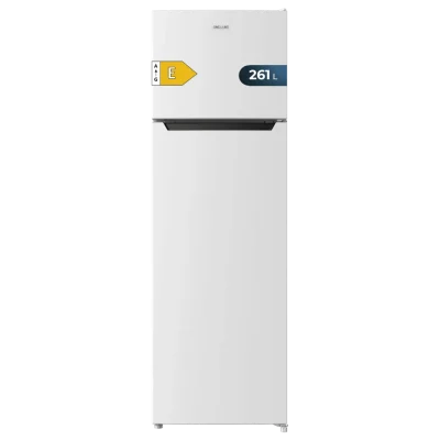 Frigorífico Cecotec Bolero CoolMarket 2D 261 White E de dos puertas color blanco