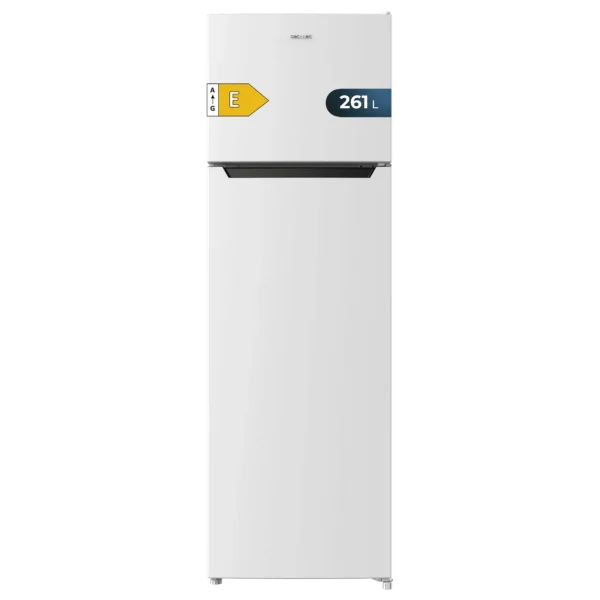 Frigorífico Cecotec Bolero CoolMarket 2D 261 White E de dos puertas color blanco