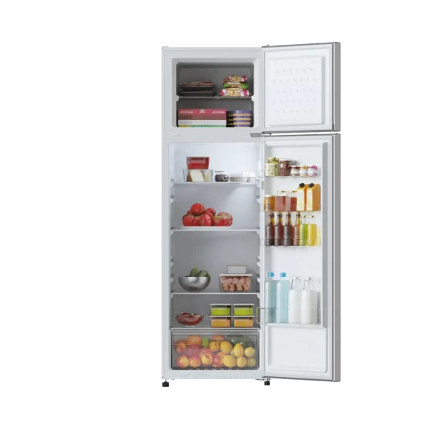 Imagen 6 Frigorífico Cecotec Bolero CoolMarket 2D 261 White E con 261 litros de capacidad, tecnología Defrost y eficiencia clase E. Diseño de dos puertas en color blanco.