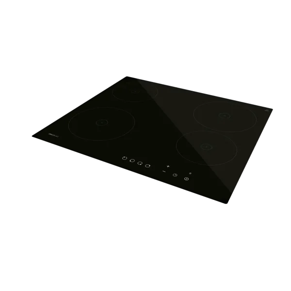 Imagen 4 Placa vitrocerámica Bolero Squad V 4001 de Cecotec con 4 fuegos, 6000 W de potencia, 9 niveles y control táctil para una cocción precisa y eficiente.