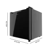 Imagen 2 Mini congelador y frigorífico Bolero CoolMarket TT 31 Duel Black E de 31L. Diseño compacto en negro, eficiencia clase E y función dual para enfriar o congelar.