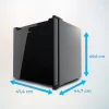 Imagen 8 Mini congelador y frigorífico Bolero CoolMarket TT 31 Duel Black E de 31L. Diseño compacto en negro, eficiencia clase E y función dual para enfriar o congelar.