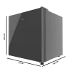 Imagen 3 Mini congelador Bolero CoolMarket TT 31 Dual Grey Glass E de 31L. Diseño en cristal gris, función dual y eficiencia clase E. Ideal para espacios reducidos.