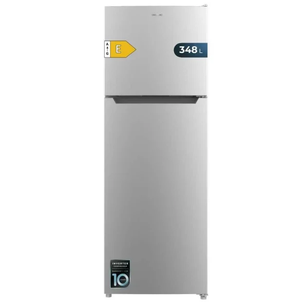 Imagen 6 Frigorífico Cecotec Bolero CoolMarket 2D 348 NF Inox E de 170 cm. Tecnología Total No Frost, capacidad de 348 L y eficiencia energética clase E en acabado acero.