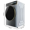 Imagen 3 Frigorífico de dos puertas Bolero CoolMarket 2D 211 Black E con 211 litros de capacidad, eficiencia energética clase E y elegante acabado en color negro mate.