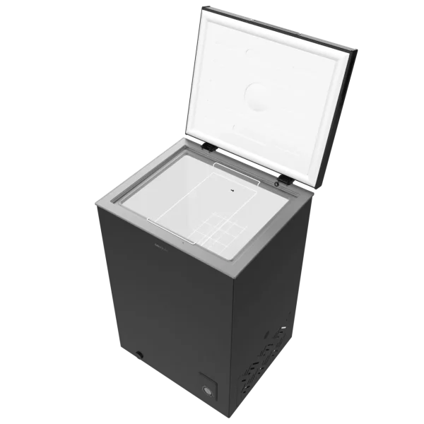Imagen 5 Congelador horizontal Bolero CoolMarket Chest 99 Black E de 99 litros. Clase E, diseño en negro y función dual convertible a frigorífico para mayor versatilidad.