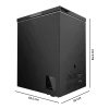 Imagen 3 Congelador horizontal Bolero CoolMarket Chest 142 Black E de 142L. Con tecnología Inverter Plus, clase energética E y función dual convertible a frigorífico.