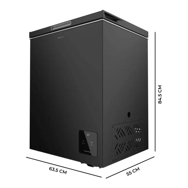 Imagen 3 Congelador horizontal Bolero CoolMarket Chest 142 Black E de 142L. Con tecnología Inverter Plus, clase energética E y función dual convertible a frigorífico.