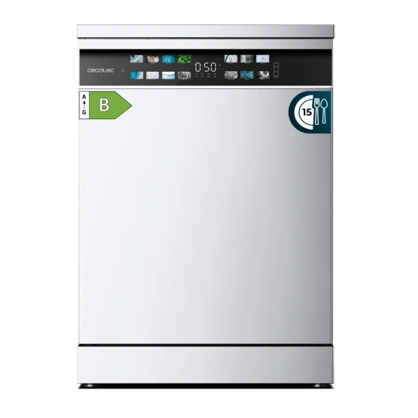 Lavavajillas blanco Bolero Aguazero 6700 B de 60 cm con tercera bandeja y motor Inverter