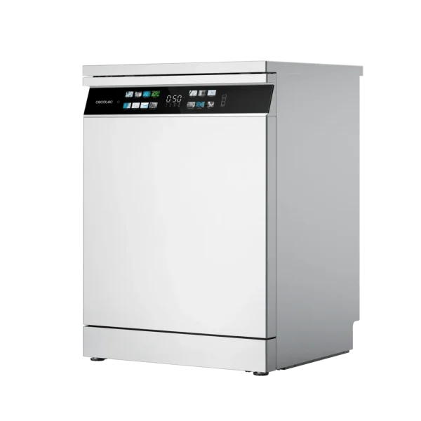 Imagen 5 Lavavajillas de 60 cm con capacidad para 15 cubiertos, eficiencia energética clase B, motor Inverter Plus y sistema Turbo Dry+ para un secado impecable.