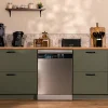 Imagen 6 Lavavajillas Cecotec Bolero Aguazero 6700 Inox B de 60 cm con capacidad para 15 cubiertos, motor Inverter Plus, eficiencia energética B y sistema Turbo Dry+.