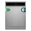 Lavavajillas Cecotec Bolero Aguazero 6800 Inox de 60 cm con acabado en acero inoxidable y panel táctil frontal.