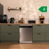 Imagen 6 Lavavajillas Bolero Aguazero 6800 Inox A de 60 cm con Motor Inverter Plus Duo, 14 cubiertos, clase energética A y sistema O2 Dry para un secado eficiente y ahorro.
