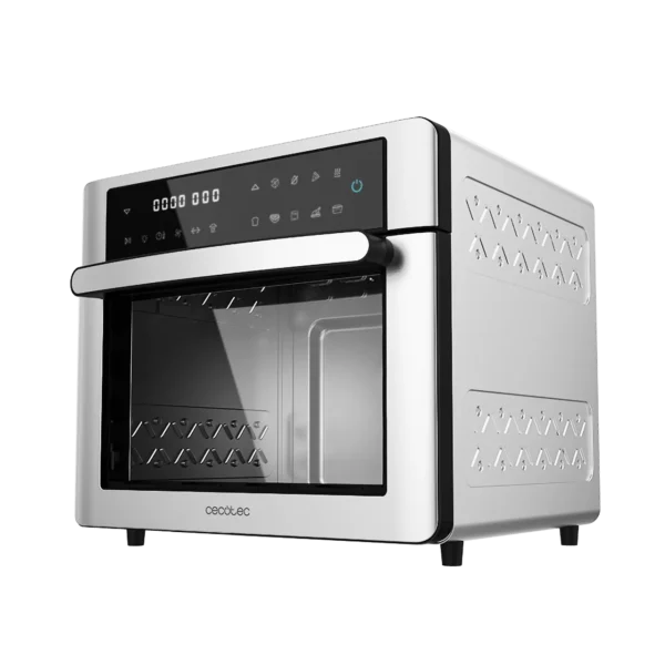Horno Freidora de Aire Cecotec Bake&Fry 3000 Touch Steel de acero inoxidable con pantalla táctil