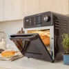 Imagen 8 Horno de aire caliente Bake&Fry 1500 Touch Steel de 1700 W y 15 L. Incluye 9 funciones preconfiguradas, pantalla táctil y diseño en acero inoxidable.
