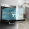 Imagen 6 Horno integrable Bolero Hexa C126000 Mirror A de 77 L, 2800 W y 4 funciones. Diseño elegante en cristal espejo y alta eficiencia energética clase A.