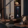 Imagen 4 Vinoteca de compresor para 12 botellas con diseño compacto. Ajuste de 8-18ºC, estantes de madera y display táctil. Ideal para conservar vinos en espacios reducidos.
