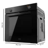 Imagen 2 Horno Cecotec Bolero Hexa C126000 Black A con 77L de capacidad, 2800 W de potencia y eficiencia energética clase A para cocción uniforme y ahorro energético.