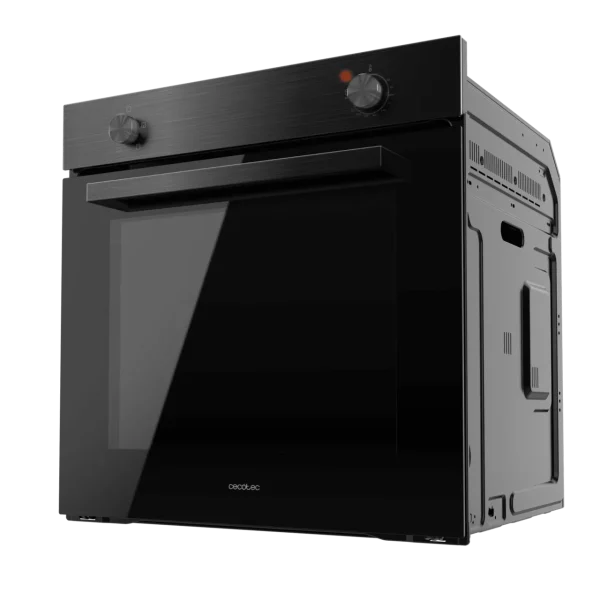 Imagen 3 Horno Cecotec Bolero Hexa C126000 Black A con 77L de capacidad, 2800 W de potencia y eficiencia energética clase A para cocción uniforme y ahorro energético.