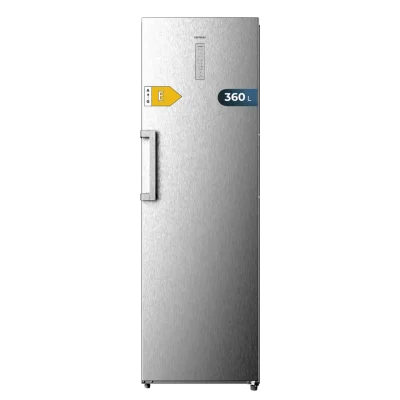Frigorífico de una puerta Cecotec Bolero CoolMarket 1D 360 Inox E con acabado en acero inoxidable y motor Inverter Plus