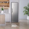 Imagen 5 Frigorífico Cecotec Bolero CoolMarket 1D 360 Inox E con 360 L, motor Inverter Plus y eficiencia energética E. Diseño elegante en acero con puerta reversible.