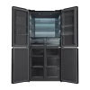 Imagen 3 Frigorífico 4 puertas Bolero CoolMarket 4D 503 Black Glass E de 503L. Incluye compresor Inverter, tecnología NoFrost, MetalFlexCooling y acabado en cristal negro.